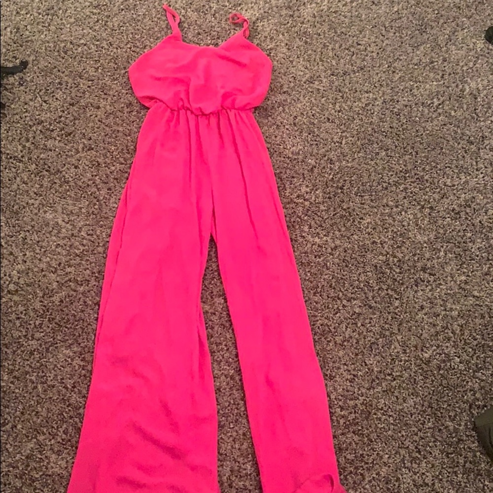 Pink jumpsuit